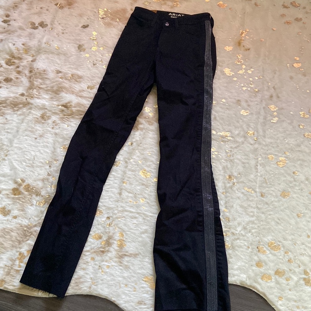 Ariat slim trouser with beading down the side